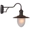 Image de Applique extérieure Lucide Aruba E27 24W IP44 brun/blanc