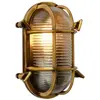 Image de Applique extérieure Lucide Dudley E27 IP65 verre laiton