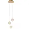 Image de Lucide Suspension Cintra 3 boules - Or