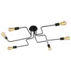 Image de Lustre Lucide Lester 6xE27 40W métal noir dimmable
