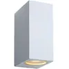 Image de Applique ext. Lucide Zora LED 2xGU10 3000K IP44 blanc