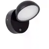Image de Applique ext. orientable noire LED 12W capteur FINN