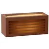 Image de Applique murale extérieure Lucide DIMO E27 IP54 brun