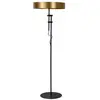 Image de Lampadaire Lucide GIADA métal noir/or 2xE27 H143cm
