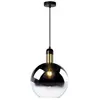 Image de Suspension Lucide Julius Ø28 verre noir E27 40W IP20