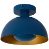 Image de Lucide Plafonnier Siemon demi-lune - Bleu