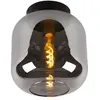 Image de Lucide Joanet plafonnier rond - Gris fumé