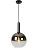 Image de Suspension boule verre fumé Ø30 Marius E27 40W Lucide