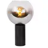 Image de Lampe table noire métal/verre E27 Marius Lucide