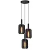 Image de Lucide Suspension triple Rafal - Gris