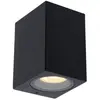 Image de Applique extérieure Lucide Zaro noire GU10 IP44 alu