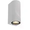 Image de Applique extérieure blanche GU10 2x35W Lucide Zaro IP44