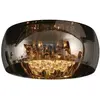 Image de Plafonnier Lucide Pearl rond chromé cristal 50cm 6xG9