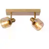 Image de Lucide Bjorn spot plafond 2 lampes - Or
