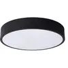 Image de Plafonnier LED 30 cm 18W rond noir Lucide Unar 2700K