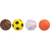 Image de FLAMINGO-Jouet Chat - Flamingo lot de 4 balles en mousse Multicolore - Ø 4 cm