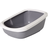 Image de Bac à litière avec rebord pour chat Nobby Pet Aseo Jumbo Gris 67,5x48,5x28 cm 72185