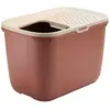 Image de Bac à litière pour chat Nobby Pet Hop In Marron TU 72253
