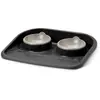 Image de SAVIC-Plateau double gamelle Chien & Chat   Butler Savic noir   45 x 36 x 8 cm