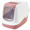 Image de Vadigran Maison de toilette pour chat avec filtre à odeurs Nestor Earth - 56 x 39 x 38,5 cm