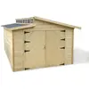 Image de Garage bois [ ]Torino[ ] - 20.88 m2 - 3.64 x 5.74 x 2.92 m - 28 mm