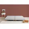 Image de Deko Dream Sommier tapissier RAKENNE - Gris 2x80x200 cm