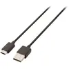 Image de Valueline Câble USB-A vers USB-C - 1 m - Noir