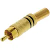 Image de Valueline Connecteur RCA Mâle pour Câble Audio Dorée