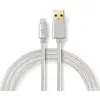 Image de Nedis Câble USB-A vers Lightning plaqué or - 3 m