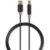 Image de Nedis Câble USB 2.0 - A vers B - 3 m