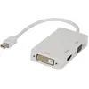 Image de NEDIS Câble Adaptateur Multi Mini DisplayPort - Mini DisplayPort Mâle - VGA Femelle + DVI-D Femelle à 24+1 Broches + sortie HDMI