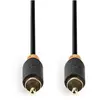 Image de Nedis Câble Audio Numérique RCA Mâle vers RCA Mâle 2m Gris anthracite