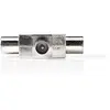 Image de Nedis répartiteur coaxial CEI T 1 mâle vers 2 femelles