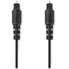 Image de Nedis Câble Audio Optique Toslink Male vers Male 2m Transmission Numérique Noir