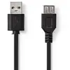 Image de Nedis Câble USB 2.0 A mâle vers A femelle - 2 m