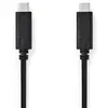 Image de Nedis Câble USB-C 3.1 Gen1 mâle-mâle - 1 m Noir