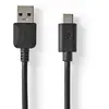 Image de Nedis Câble USB 3.2 Gen 2 USB-A vers USB-C - 1 m