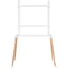 Image de Nedis support TV sur pied - marron/blanc