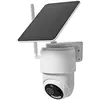 Image de Nedis Caméra de Surveillance Extérieure 4G Motorisée avec Panneau Solaire IP65 Blanc
