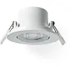 Image de Nedis Plafonnier Intelligent Wi-Fi Rond Angle de Faisceau Réglable 360lm 6500k Blanc