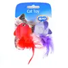 Image de Jouet peluche pour chat oiseaux plumes Duvoplus Rouge 13x10x3,5 cm 1717027