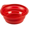 Image de Gamelle pour chien escamotable en silicone Duvoplus Rouge 11x11x4,5 cm 1717062