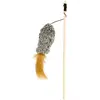 Image de Canne à pêche pour chat puffer poisson catnip Duvoplus Beige 25x5x40 cm 121060