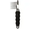 Image de Peigne pour chien anti-noeuds 20+19 pins Duvoplus Noir 16,5x11x4,5 cm 10054