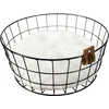 Image de Panier pour chien en métal rond Duvoplus Noir 35x35x17 cm 11823