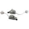Image de Jouet peluche pour chat avec queue drôle Duvoplus Cushy (2x3) Gris 16,5x5x4 cm 12082