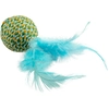 Image de Balle pour chat avec plumes Duvoplus Jolly Bleu 18x4,5x4,5 cm 12088