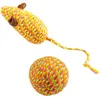 Image de Balle pour chat et souris Duvoplus Jolly x (2) Orange 17,5x3,5x4,5 cm 12093