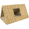 Image de Jouet pour chat tunnel en zostère rond Duvoplus Laguna Beige 80x30x30 cm 12813