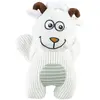 Image de Jouet peluche pour chien husky + os Duvoplus Multicolore 27,5x27,4x16,5 cm 13438